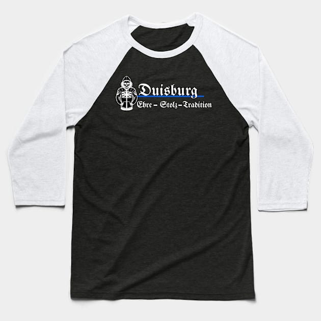 Football Ultras Duisburg Baseball T-Shirt by Realfashion